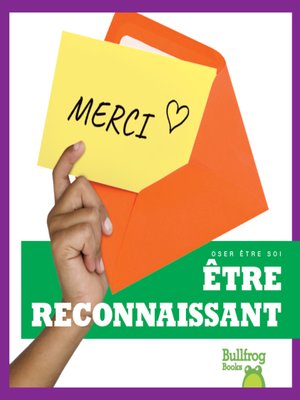 cover image of Être reconnaissant (Being Grateful)